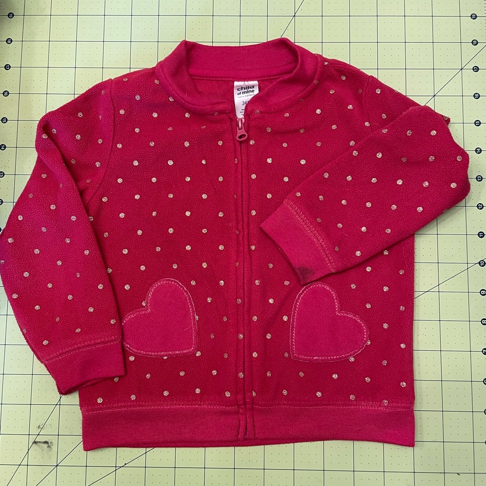 Garanimals Pink Polka Dot Hoodie